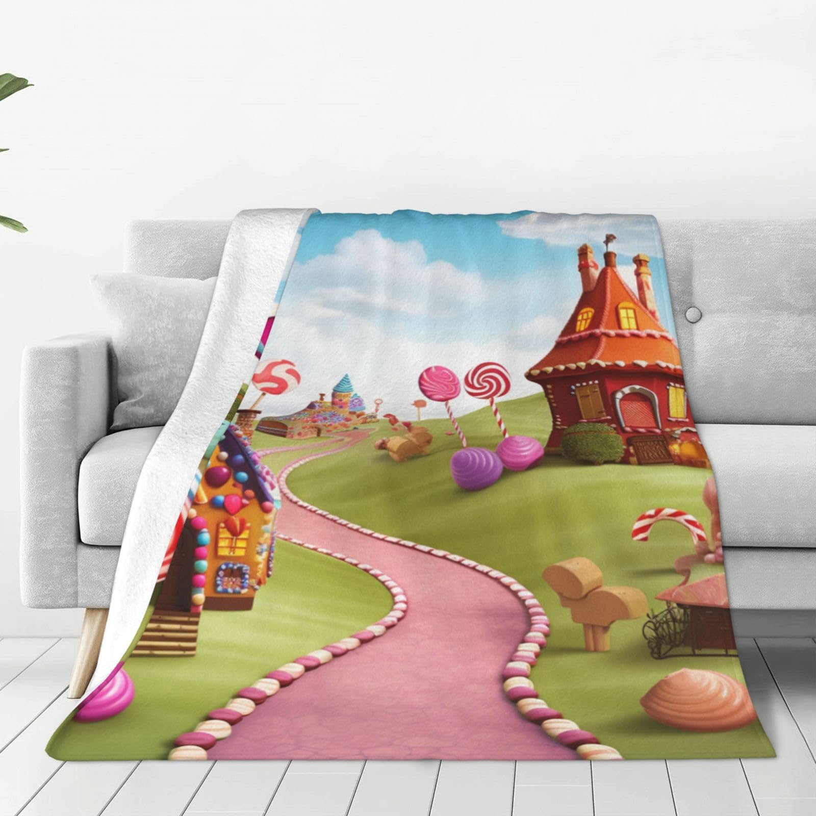Couverture en flanelle micropolaire contre le froid du salon