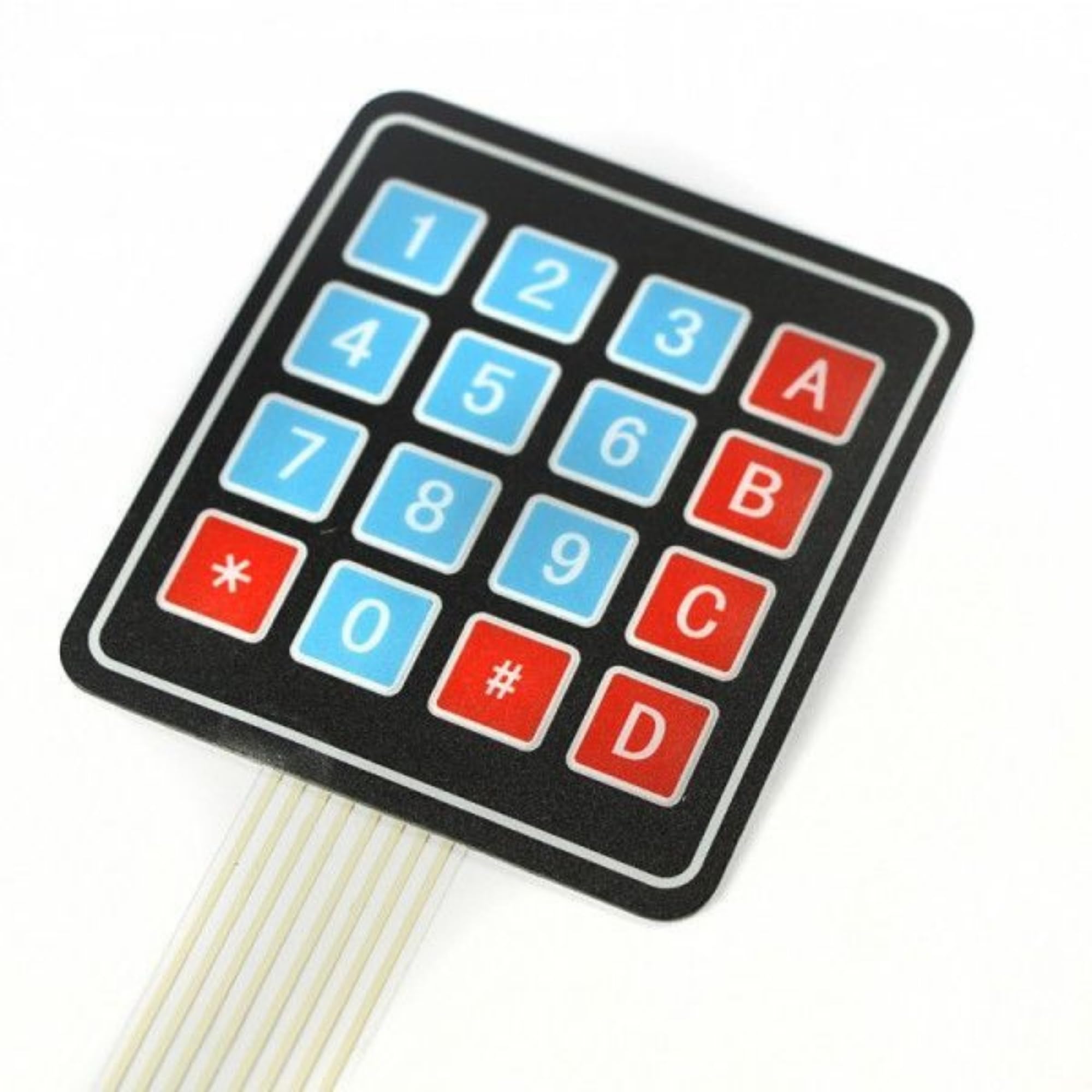 Electrobricks 4x4 Matrix Membrane Type Keypad 16 Key Numeric Button Input Panel-image-16