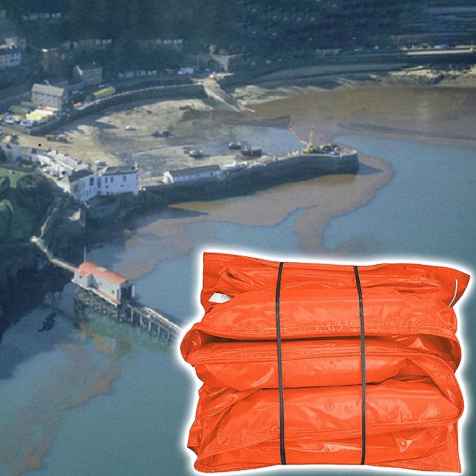 Hochwasser und Wasserbarrieren, PVC-Ölzäune, schwimmende Ausleger, mehrere Airbags, solide Müllzäune für Flussschutz und Verschmutzungskontrolle