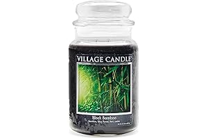 Village Candle Apothecary Jar Bamboo Candle