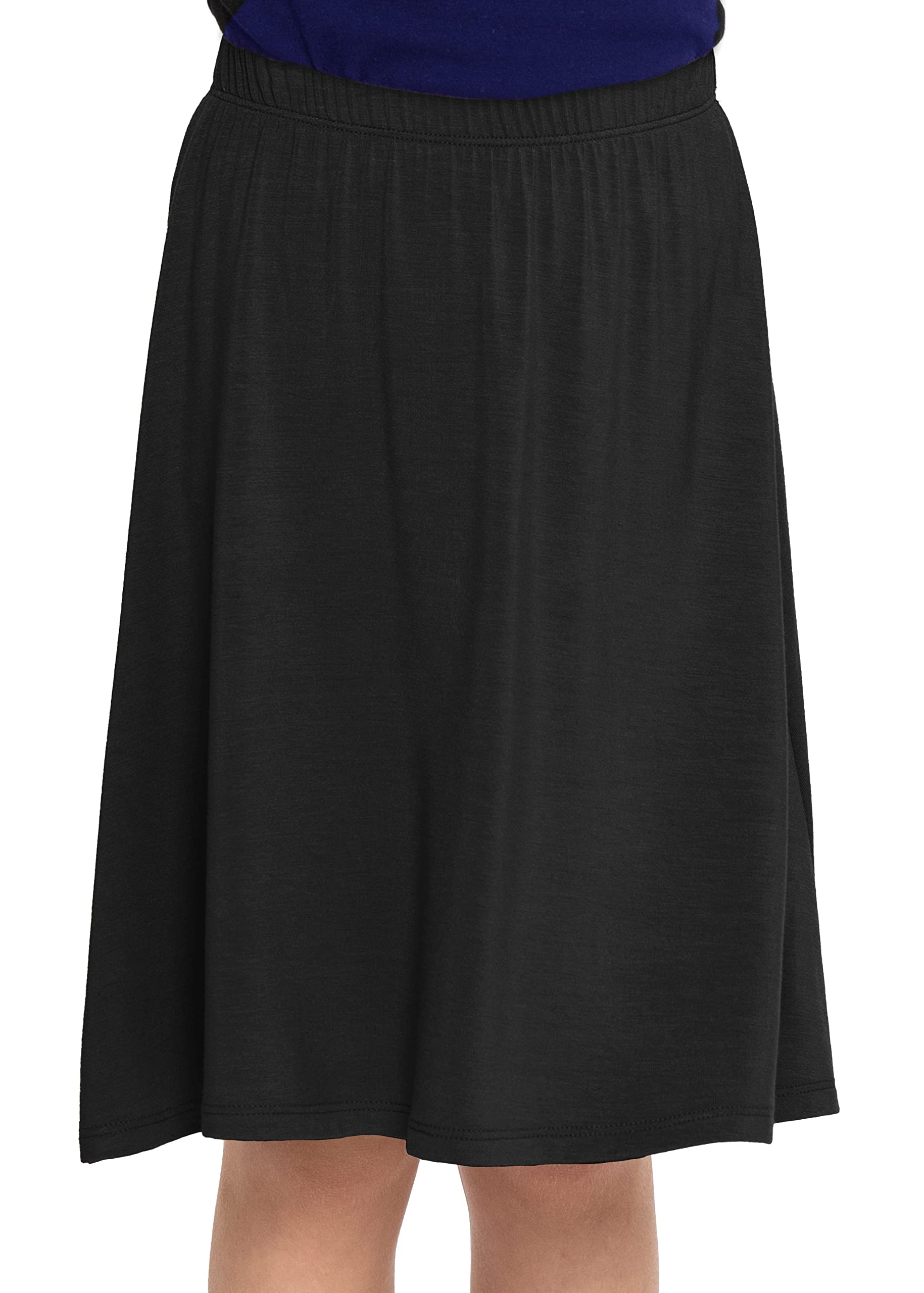 Youth Girls Flowy A-Line Skirt Knee Length and Ankle Length | Kids | Sizes 4-16