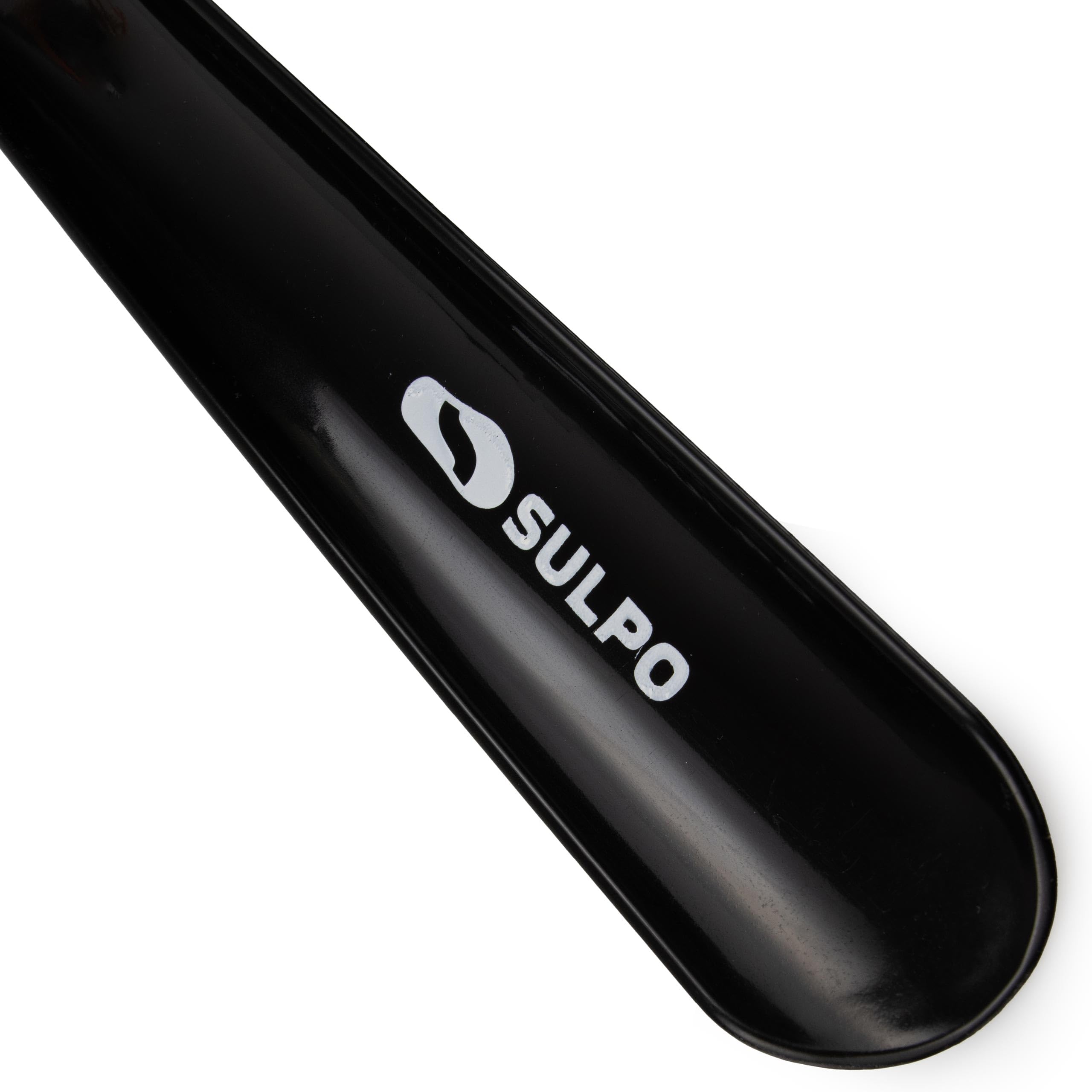 SULPO Łyżka do butów plastikowa - Długa łyżka do butów - Solidna i elastyczna - Z otworem do zawieszenia - Shoehorn - 58 cm / 1 sztuka