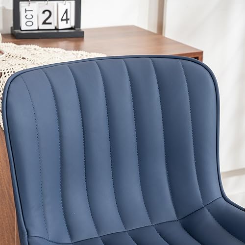 Miniatura 7 de YOUNUOKE Juego de 2 taburetes de bar, taburetes de bar de altura de mostrador para isla de cocina, modernas sillas de bar giratorias ajustables