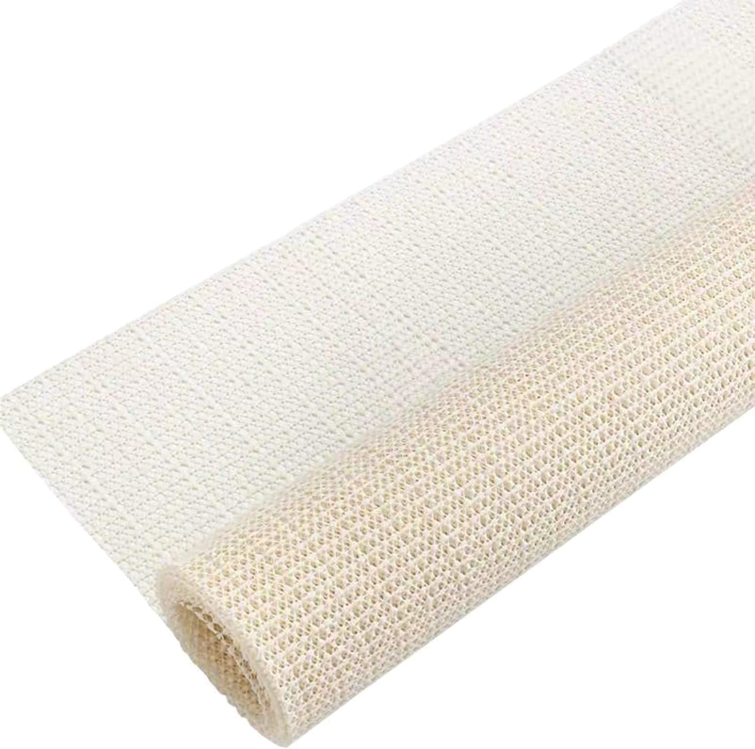 Industrial Strength Dual-Sided Non-Slip Gripper Pad, Heavy Duty Slide Stopper for Foundations & Slatted Frames, High-Friction Surface Stabilizer, Trim to Fit