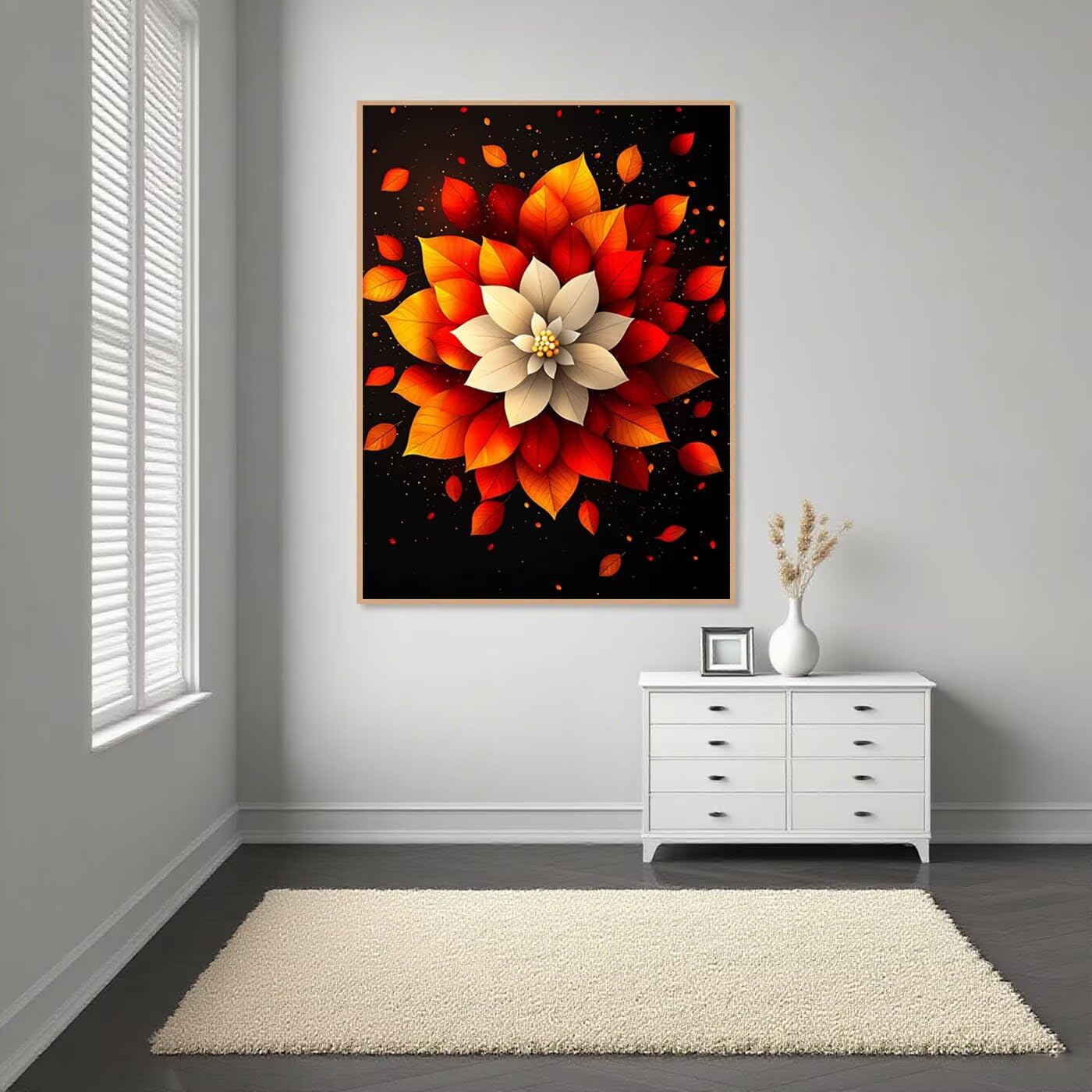 Diamentowa sztuka, mandala, zestawy do malowania diamentowego dla dorosłych, 5D, DIY, kwiat, pełne wiercenie, haft cekinowy, klejnot, sztuka, obrazy, sztuka i rzemiosło, obrazy do dekoracji ścian domu