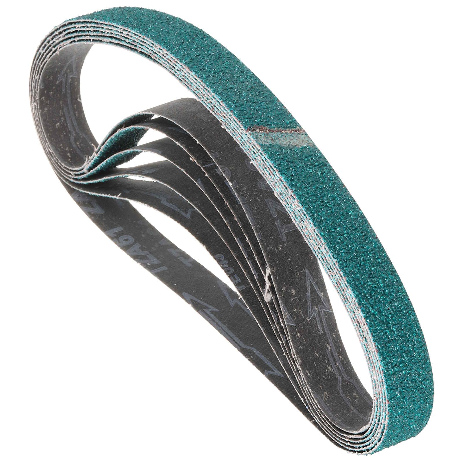 Kozelo 6 Pack Sanding Belts 50mm x 915mm 36 Grit Zirconia Abrasive Belt Sander Paper for Belt Sander Metal Grinding Wood Working Weld Rust Removal