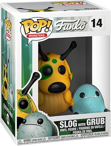 Miniatura 4 de Slog with Grub Fun ko P o p ! Monsters - Figura de vinilo con 1 protector gráfico compatible con 'ToysDiva' (014-31690 - B)