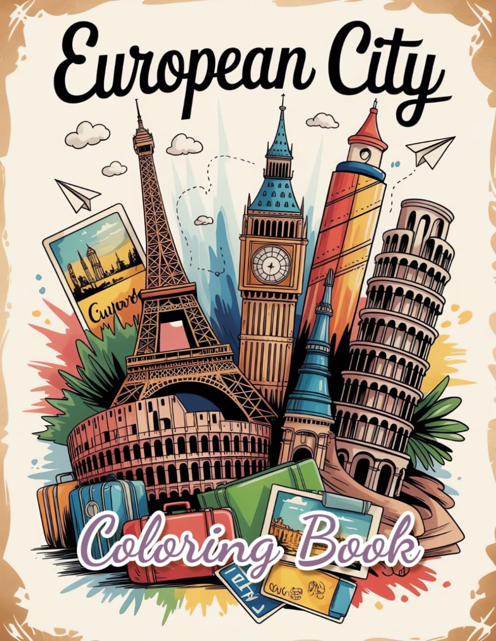European City Coloring Book