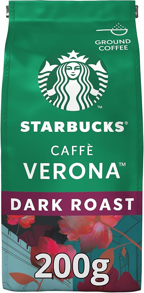 Starbucks Caffe Verona Dark Roast Ground Coffee 200g
