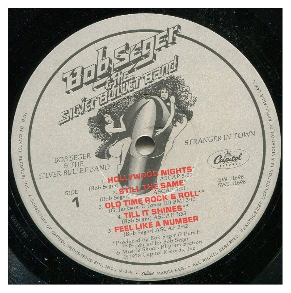 Amazon.co.jp: Bob Seger & Silver Bullet Band|Stranger in Town|LP