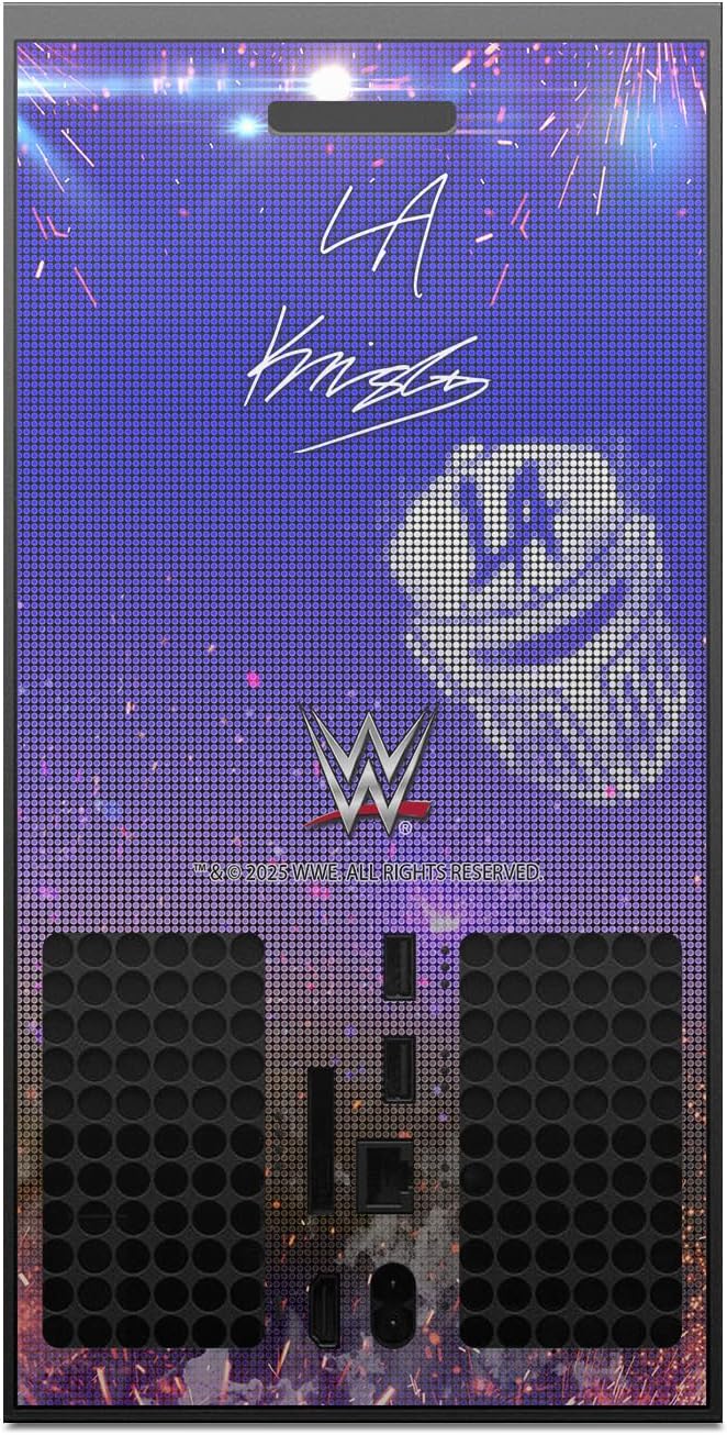 Head Case Designs Officially Licensed WWE Portrait LA Knight Vinyl Sticker Gaming Skin Decal Cover Compatible With Xbox Series X Console