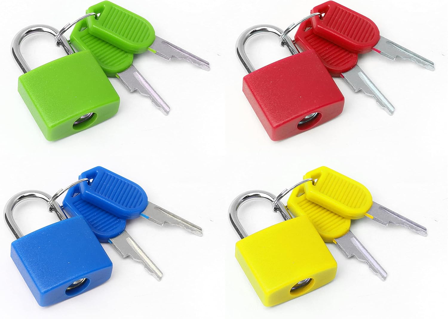 kuou Suitcase Locks with Keys, Small Padlocks Luggage Locks Padlocks