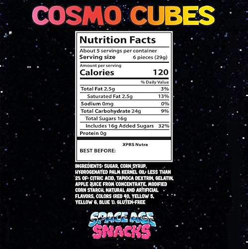 Miniatura 2 de Caramelos liofilizados prémium  5 onzas liofilizadas Cosmo Cubes caramelos virales enviados en caja para mayor protección, caramelo gourmet