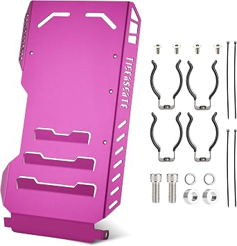 2018-2024 Softail 6061 Aluminum Engine Skid Plate for Breakout, Deluxe, Fat Bob, Fat Boy, Street Bob, Sport Glide, Heritage Classic, Low Rider, Slim Models, Purple