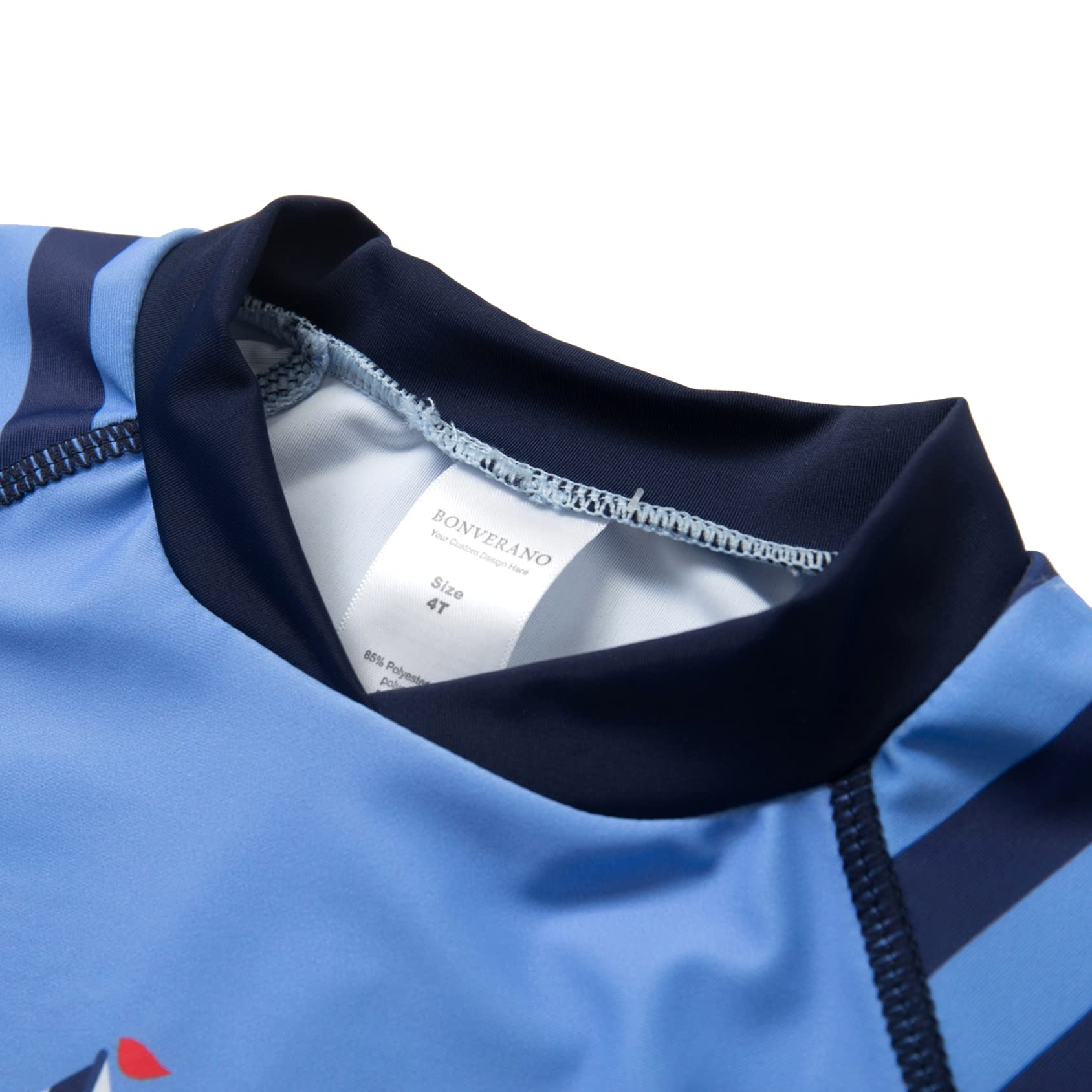 Maillot de bain 2 pièces pour bébé garçon UPF50+ Rash-Guard à manches longues