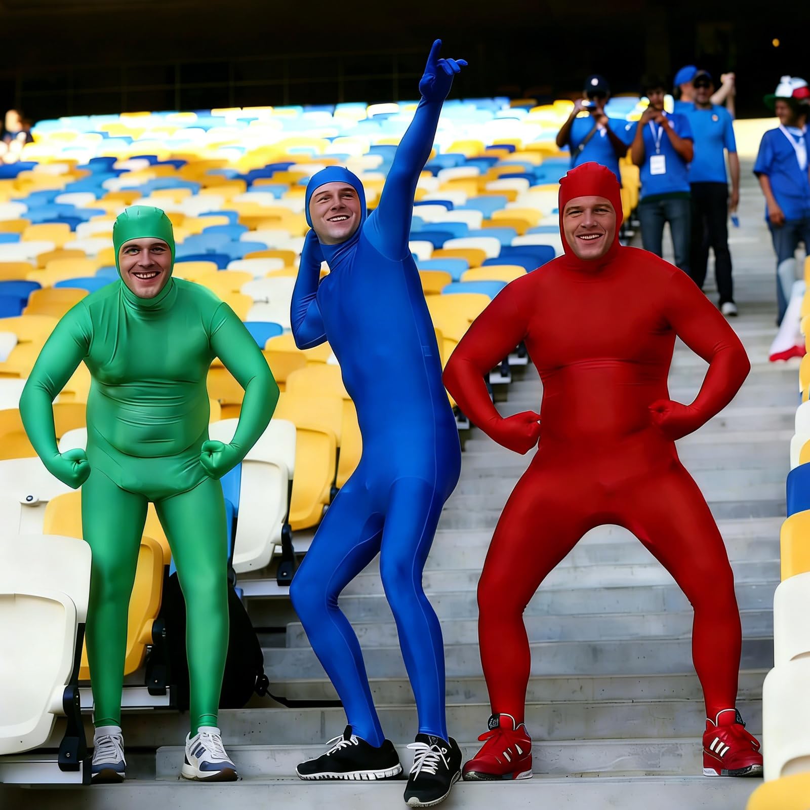 Pełny kombinezon dla kobiet i mężczyzn, zielony ekran unisex, kostium drugiej skóry, Halloween, karnawał, cosplay, odkryta twarz