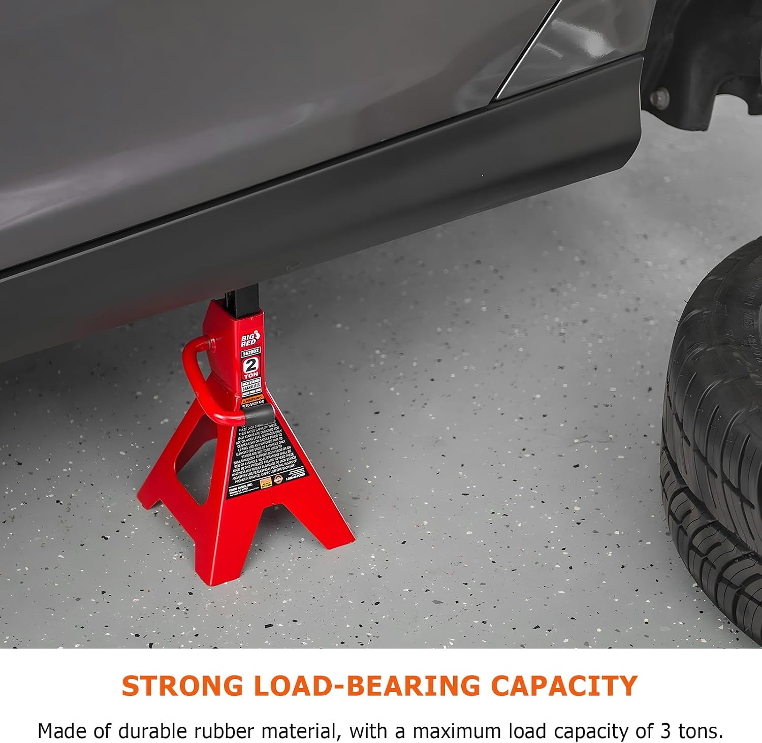 4 PCS Car Jack Pad Adapter, 3 Ton Cube & Round Slotted Frame Rail Pinch Welds Protector Anti-Slip Jacks Adapter, Soft Rubber Jack Stand Pads for Protecting Car Chassis image 4