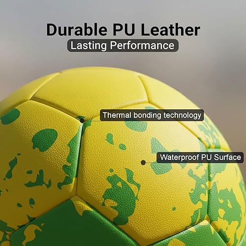 Miniatura 5 de Balón de fútbol personalizado  Nombre, foto, número o logotipo  Pelota de partido y entrenamiento de tamaño oficial 5  Pelota de regalo de cuero