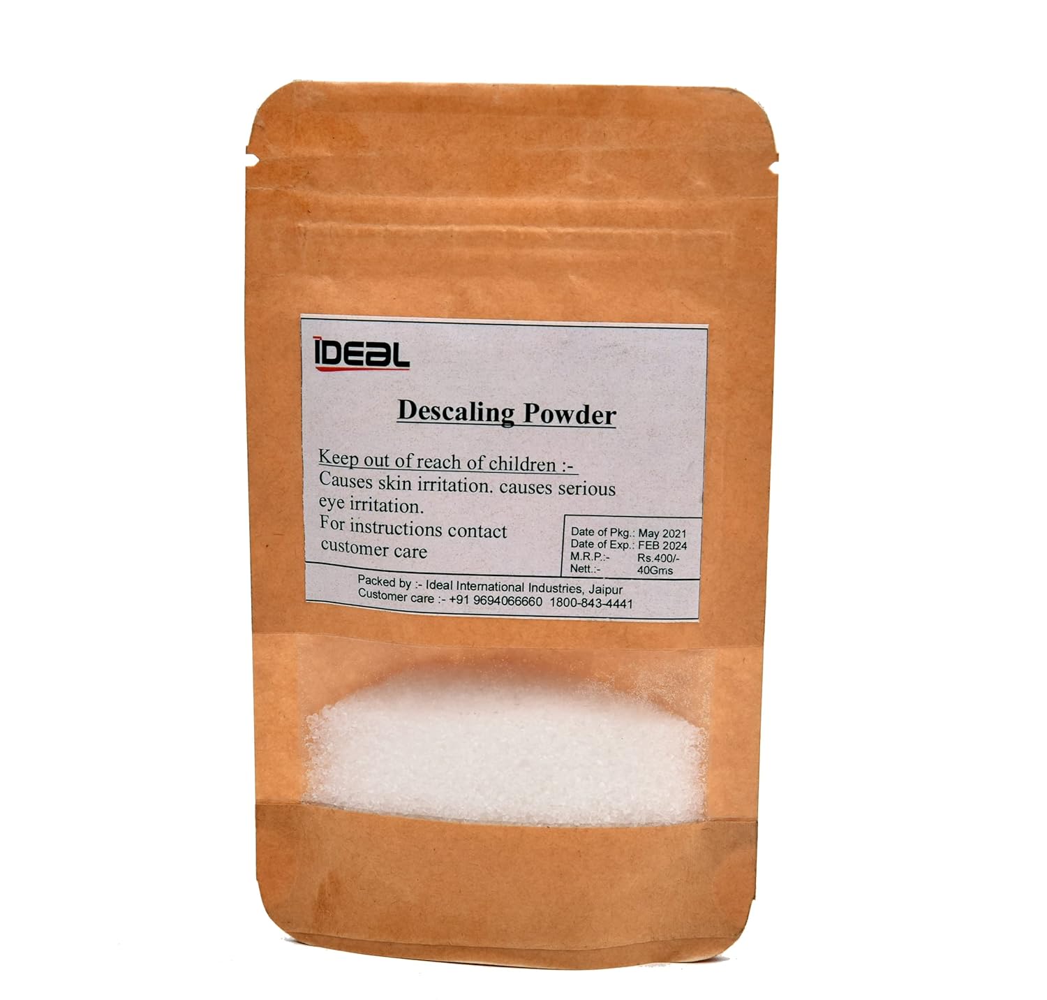 Ideal Coffee Machine Descale Powder 40Gm Powerful and Effective