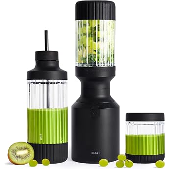 Beast Mighty 850 Plus - Powerful Mixer Smoothie Maker - Carbon Black