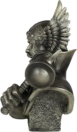 Miniatura 5 de Ebros Gift Gran Thor Odinson empuñando Mjolnir Martillo Busto Estatua 11" Alto Mitología nórdica Dios del Trueno Rayo Martillo Mjolnir Donar Hijo de