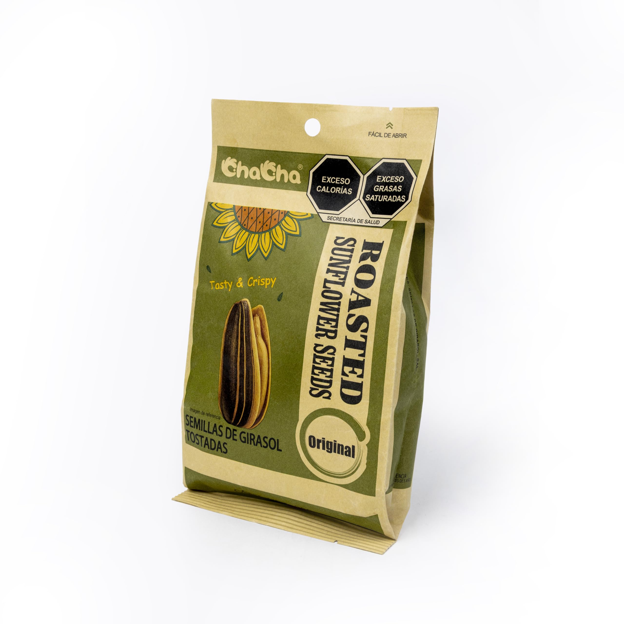 Cha Cha Sunflower Seeds (Roasted) 250g 100% Natural Flavor (16 Bags)