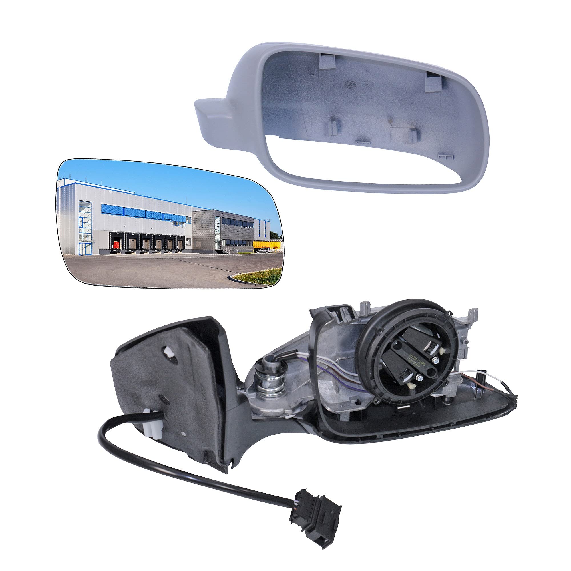 1x Specchio retrovisore esterno elettrico destro riscaldato | Compatibile con: VW BORA I, BORA Variant, GOLF IV, GOLF IV Variant