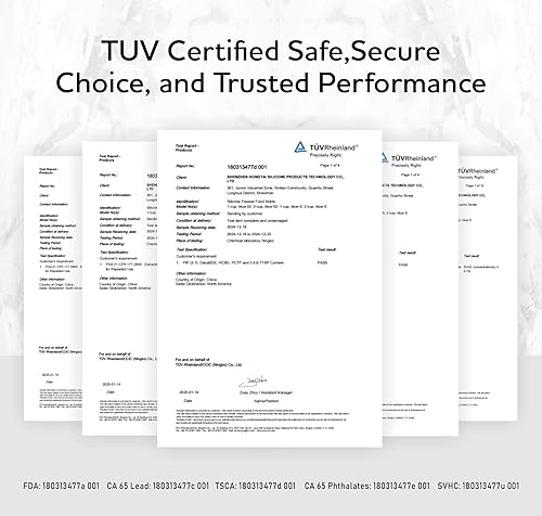 Miniatura 2 de Bandejas de silicona para congelador con tapa, recipiente para congelador de sopa de 1 taza, moldes grandes para cubitos de hielo con anillo de