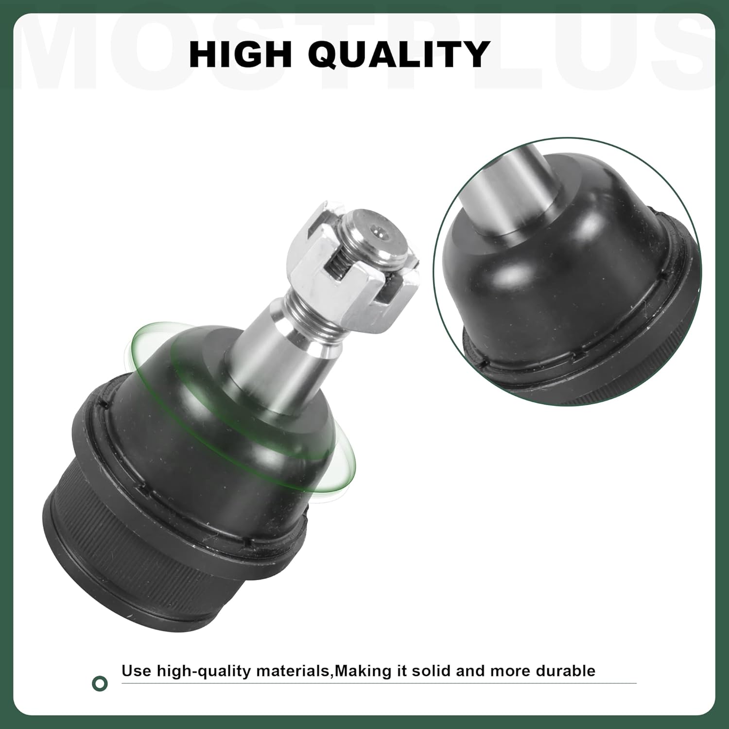 MOSTPLUS Front Upper Control Arm and Ball Joints Assembly Compatible with 1997-2003 Ford F150 4WD Expedition Lincoln Navigator 4pc Set