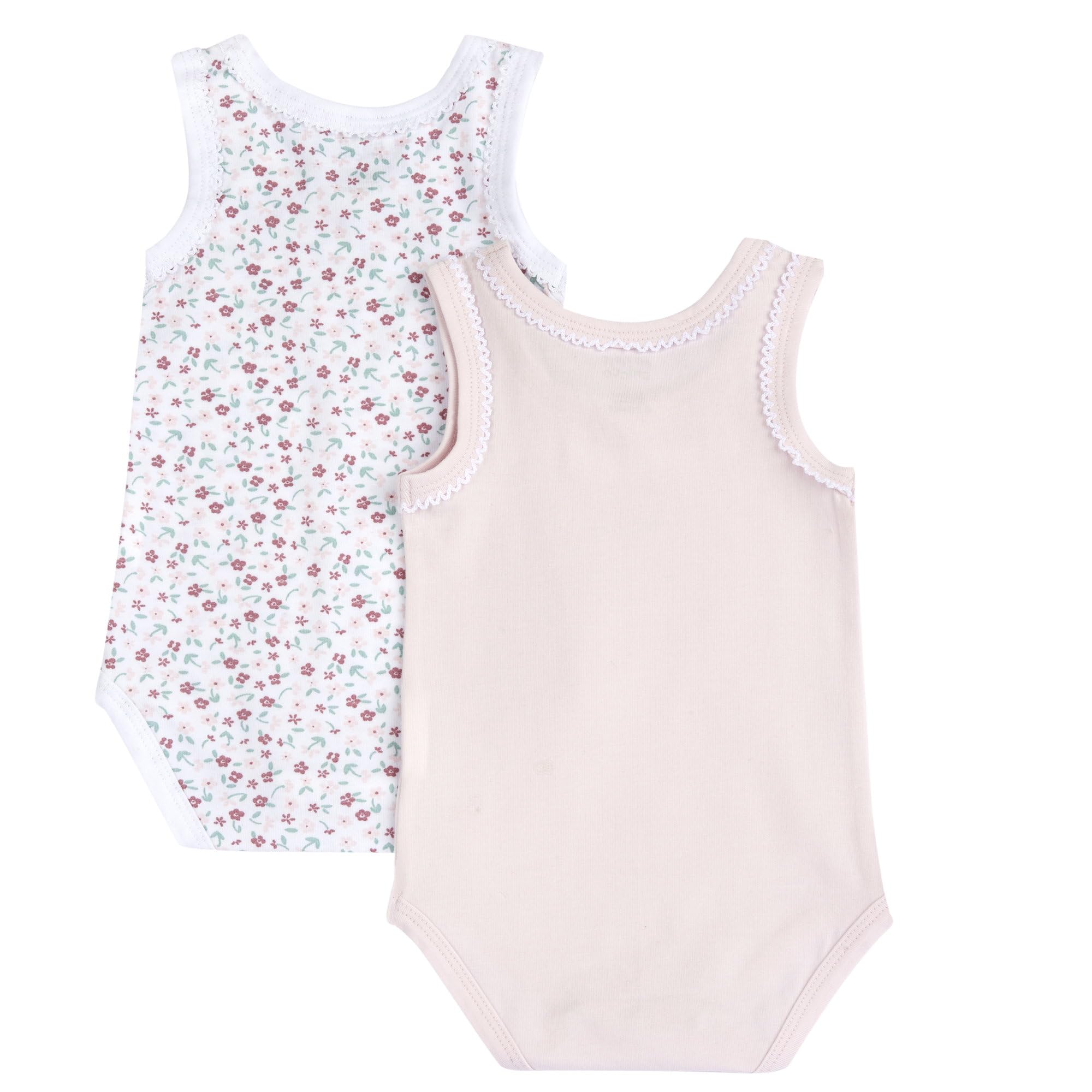 Chicco, Body Neonato e Neonata, Set di Body Senza Maniche, in Morbido Cotone, con Comoda Apertura, Abbigliamento Bambino, Idee Regalo Nascita, Designed in Italy