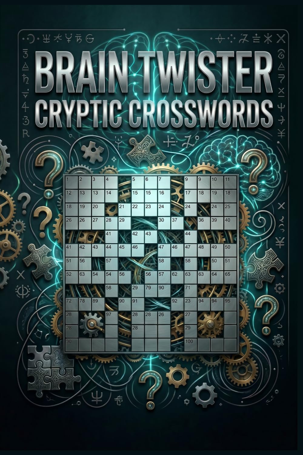 Brain Twister Cryptic Crosswords: 60 Mind-Bending Cryptic Crossword Puzzles for Advanced Solvers — With Solutions