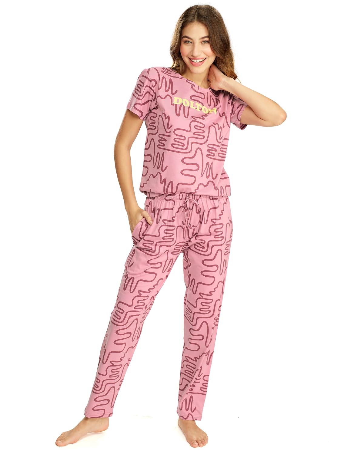 LOTIK Women's Cotton Geometric Print Loungewear Top & Payjama Set - Review, Price and Buying Guide