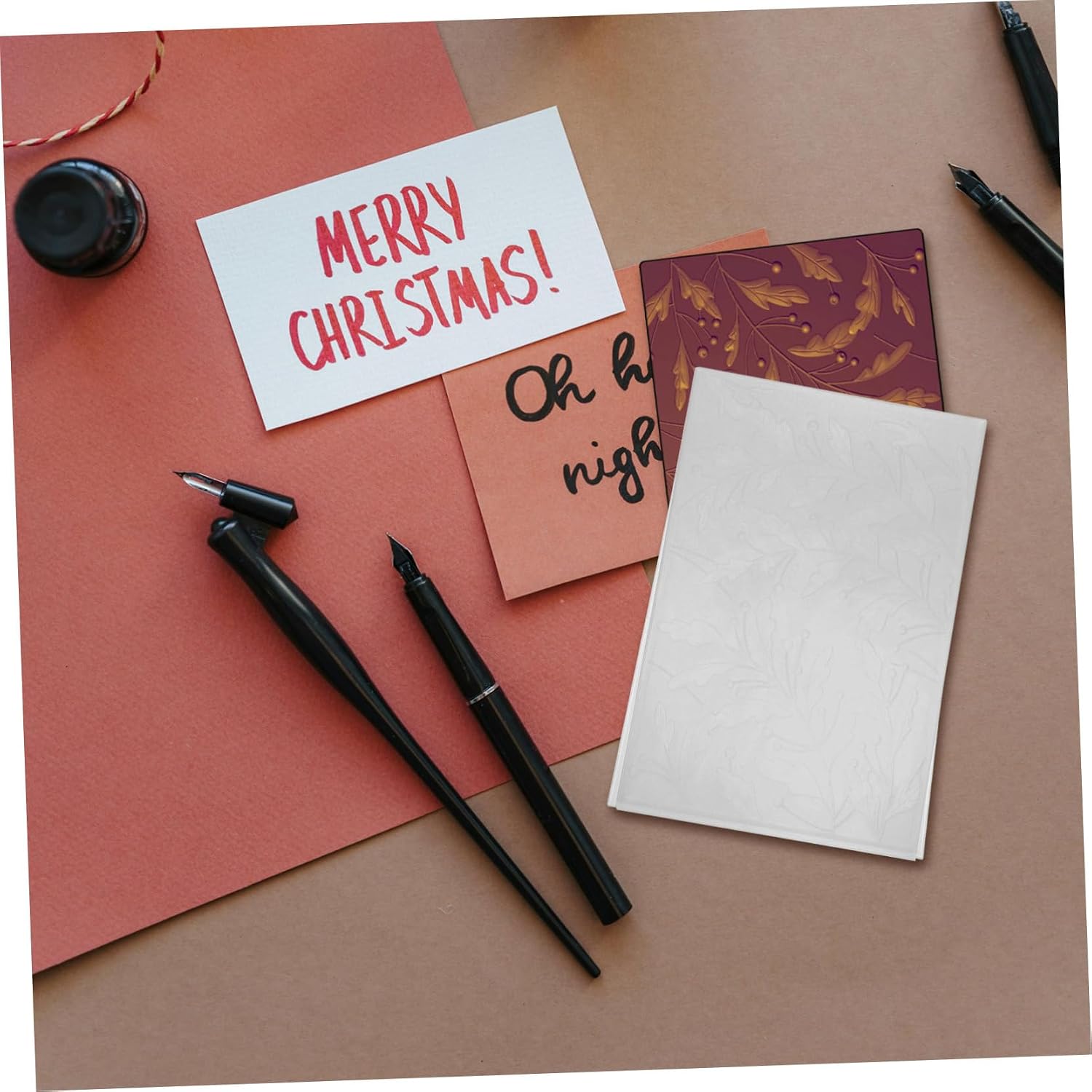 Plastic Embossing Template for Scrapbooking Texture Craft Folder Decorative Stencils for Card Making Easy to Use for Projects for Holidays and Special Occasions