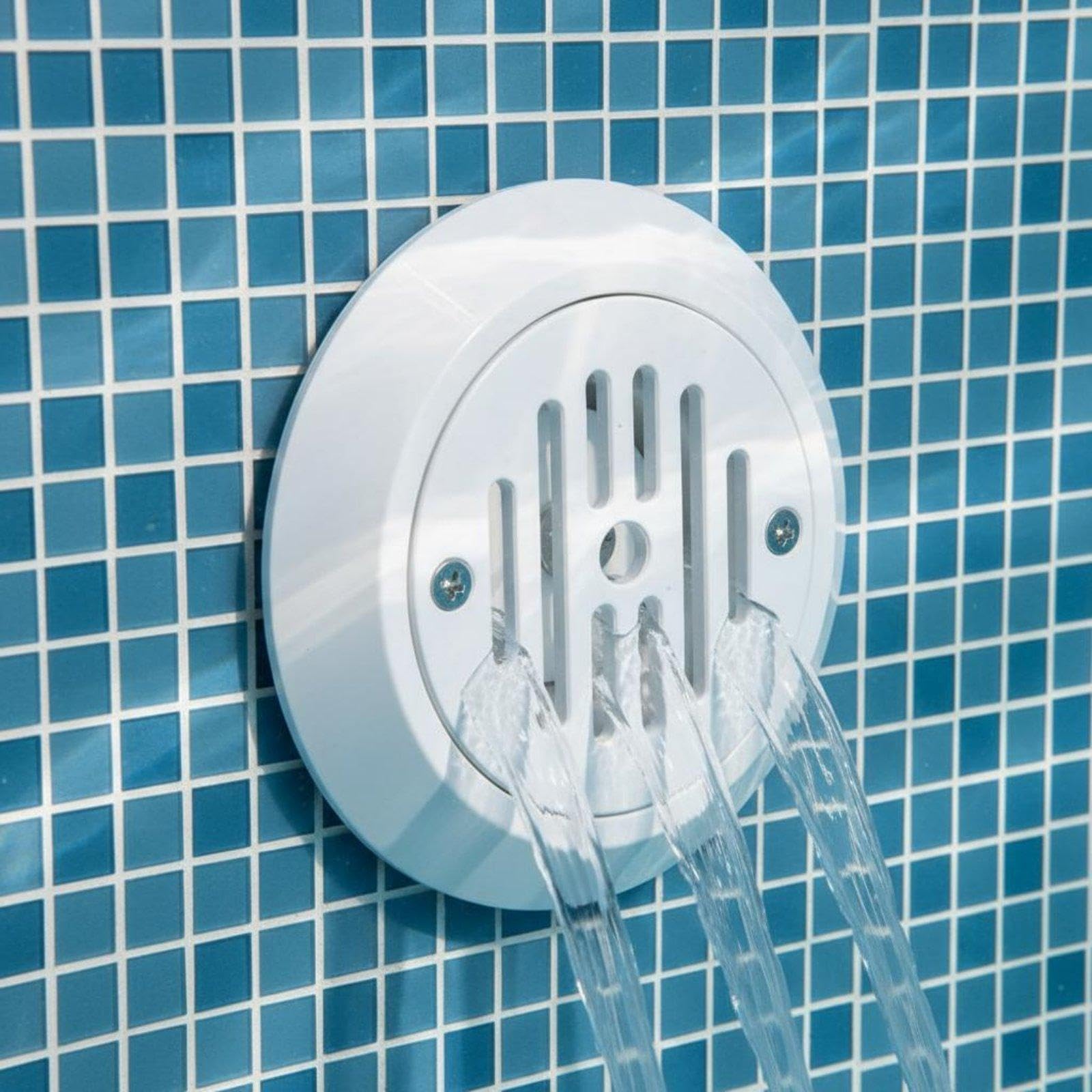 Confezione da 6 Raccordi di Ritorno per Ingresso Piscina con Ugello a Getto Regolabile per Un Ritorno dell'Acqua Bilanciato E Compatibilità, 6 Pezzi