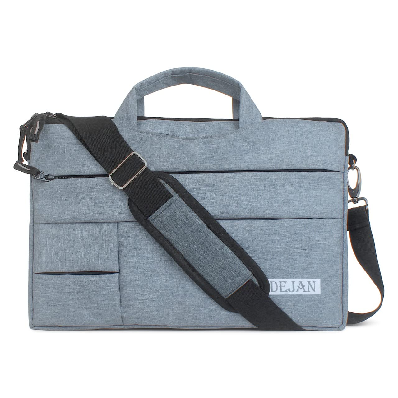Dejan Slim Water Resistant Laptop Bag/Briefcase Compatible for 11.6" | 13.3 Inch | 15 Inc | 15.6 Inches Business Office Bag with Shoulder Strap Women – Men | 1 Year Warranty (Grey) (B0BP252S6J) Amazon Price History, Amazon Price Tracker