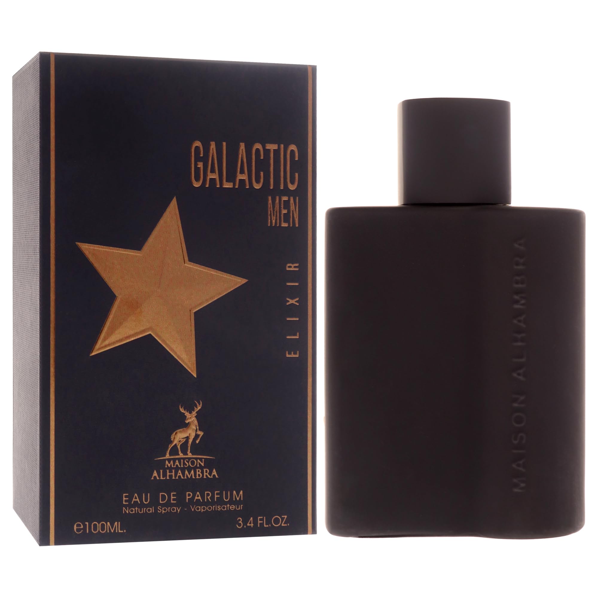 Galatic Elixir by Maison Alhambra for Men, 3.4 oz EDP Spray