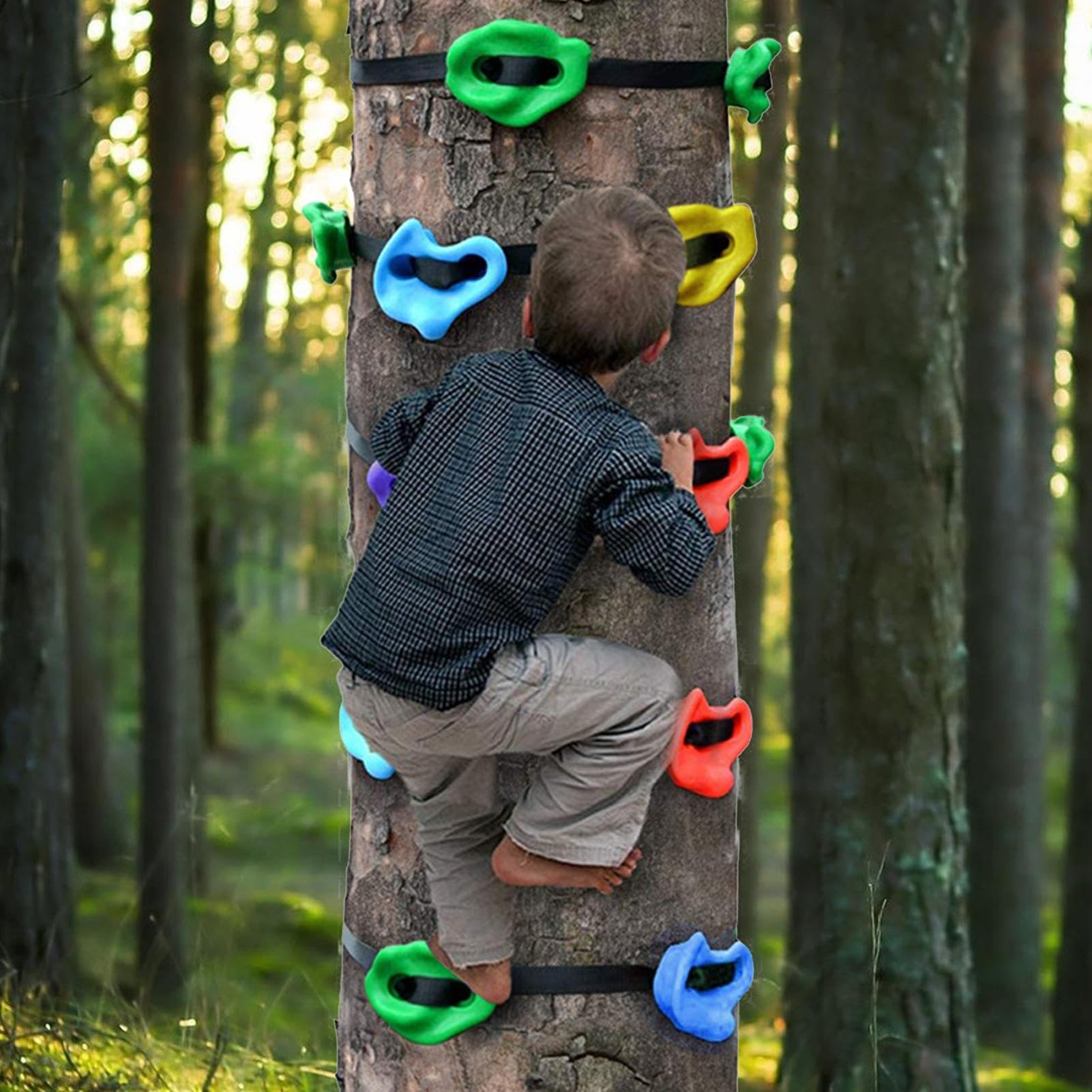 Presas de Escalada para niños Juego de escaleras y escalones
