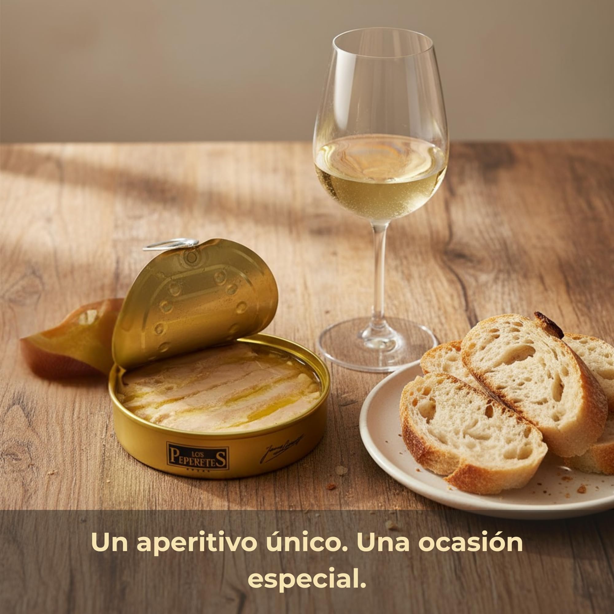 LOS PEPERETES Ventresca en Mantequilla Arias Ortiz 120 g | Conserva Gourmet Gallega | Ventresca del Atlántico en Mantequilla Tradicional | Elaboración Artesanal | Sabor Exclusivo de Galicia