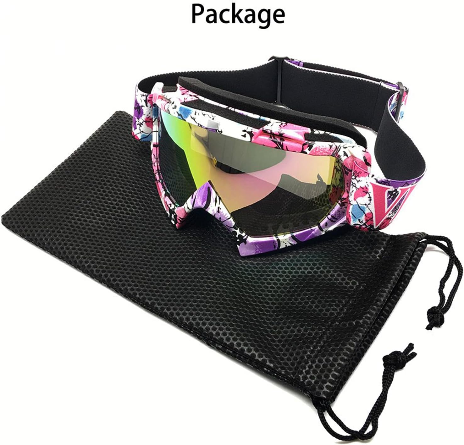 Dirt Bike Goggles, ATV Motorcycle UTV MX OTG Accessories Goggle Glasses & Anti Fog Ski Goggles, Racing Skiing Dirtbike - Image 6