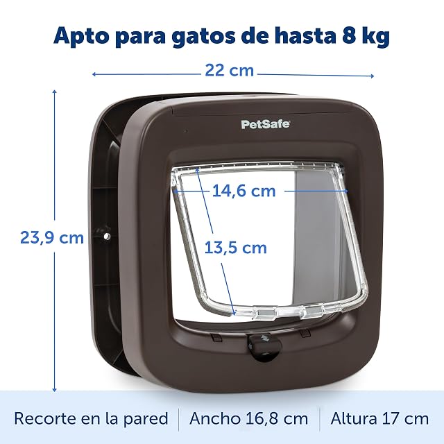Foto 7 de 8 de PetSafe Puerta para Gatos de Microchip, Marrón