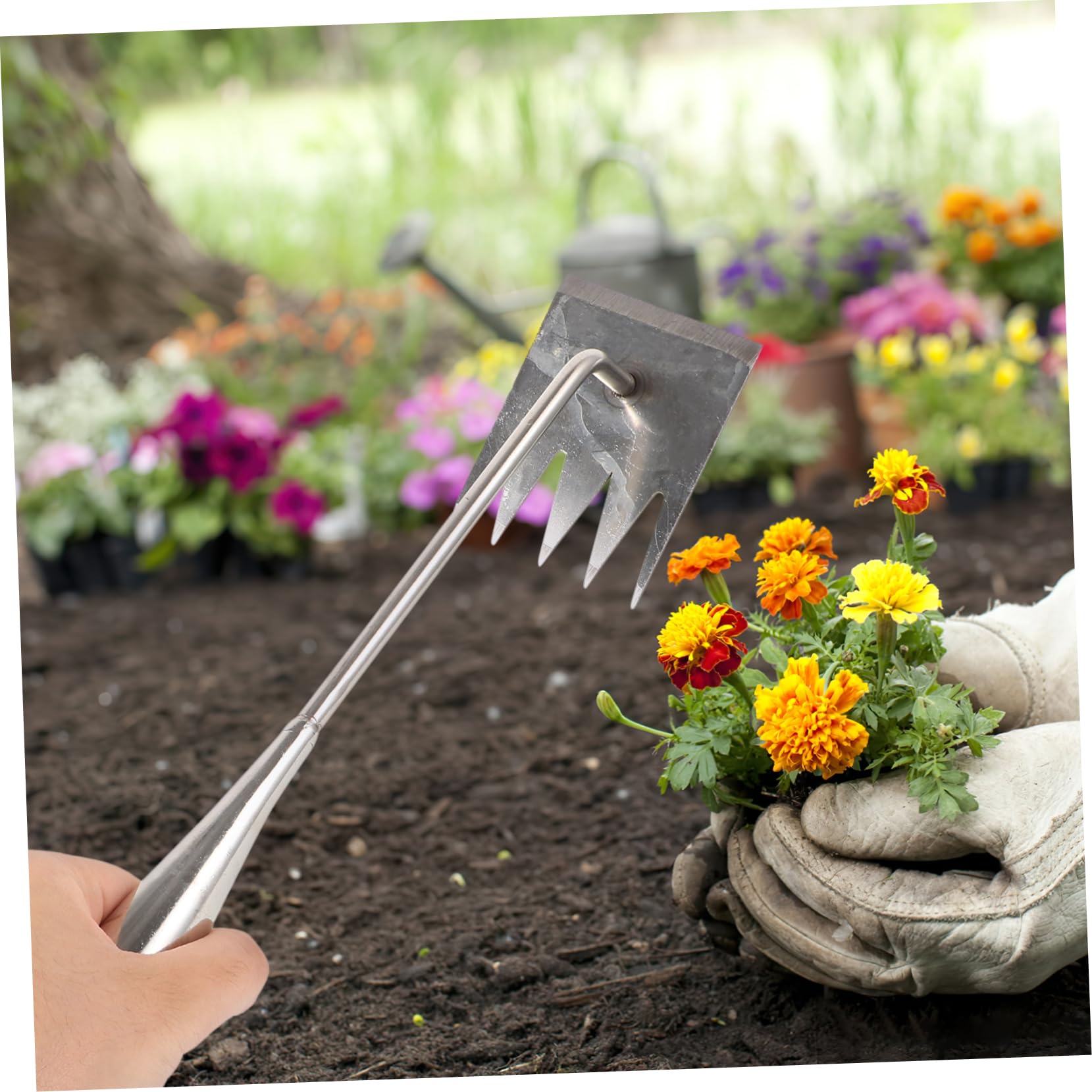 BESPORTBLE 3stücke Edelstahl Unkrautstecher Robustes Gartenwerkzeug Zum Jäten Ergonomischer Griff Für Rasen Und Parks Scharfes Design Für Effektives Wurzelentfernen Widerstandsfähig