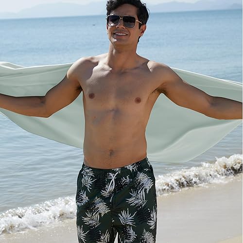 Vista 77 de Rainleaf - Toalla de microfibra perfecta para viajes, gimnasio y campamento, secado rápido, superabsorbente, ultracompacta, ligera y adecuada