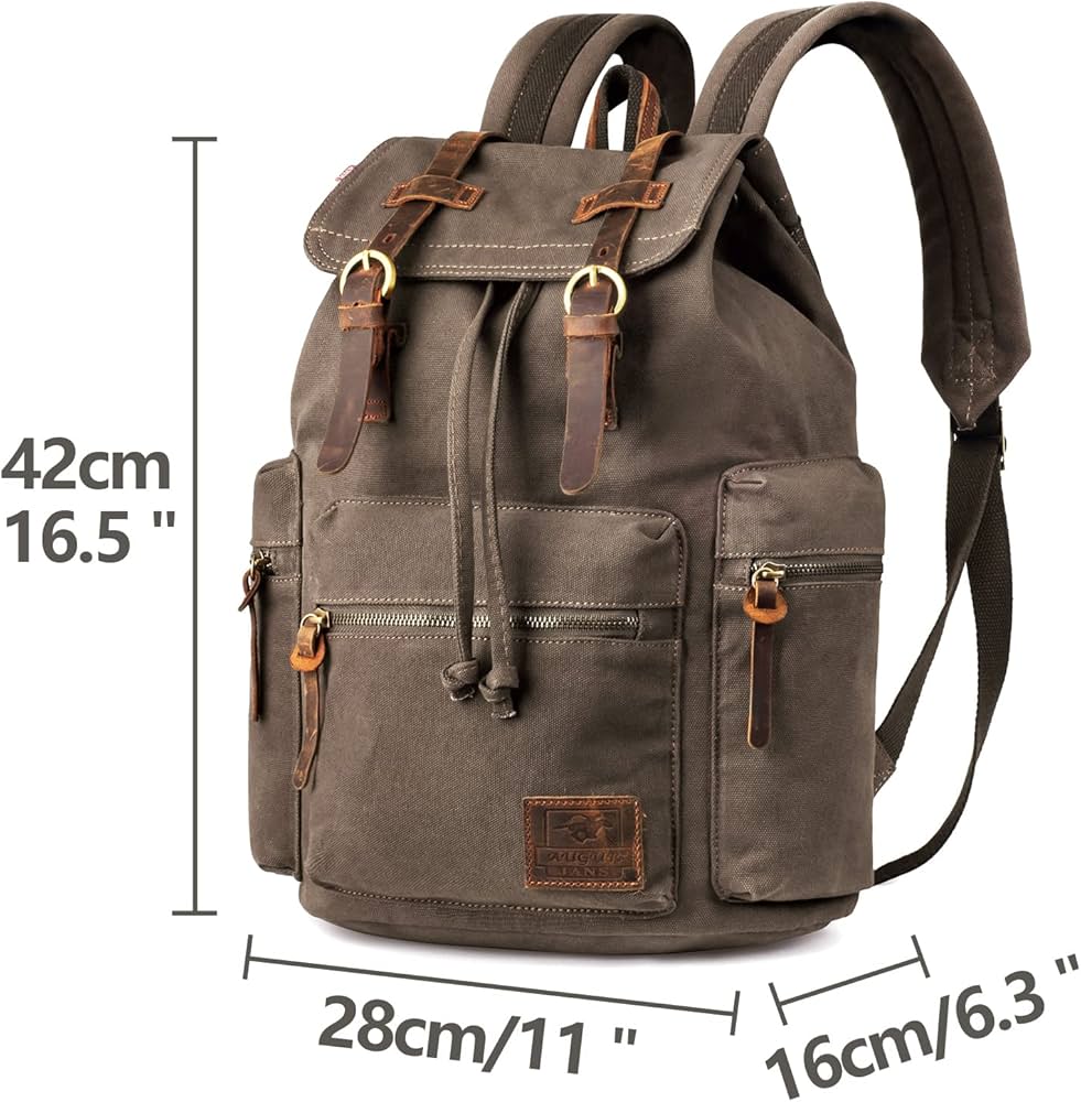 Amazon.co.jp: P.KU.VDSL キャンバスバックパック AUGURシリーズ