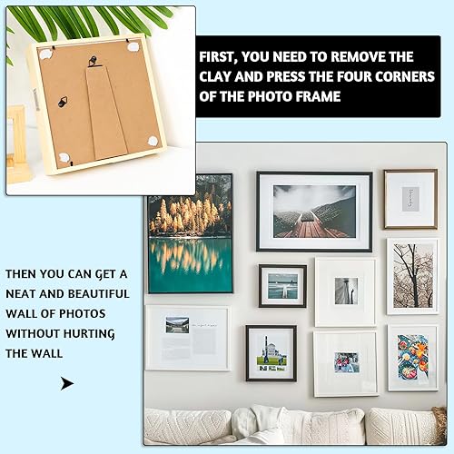 Miniatura 4 de 102 adhesivos adhesivos, masilla de montaje extraíble, tachuela reutilizable segura de pared para colgar fotos, carteles, limpieza, uñas (verde)