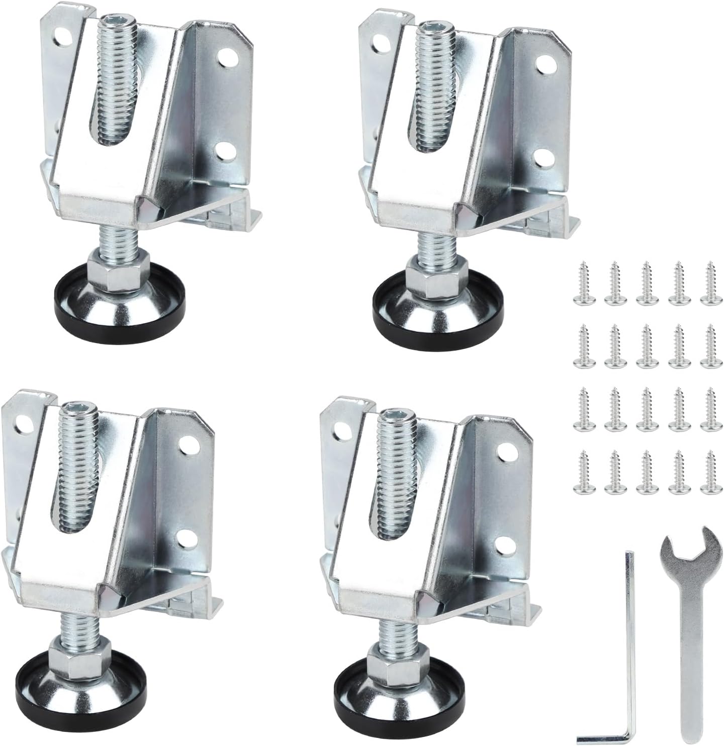 Set 3 Supporti Per Piante In Metallo – Robusti, 99,8kg Di Portata, Piedini Regolabili - 3