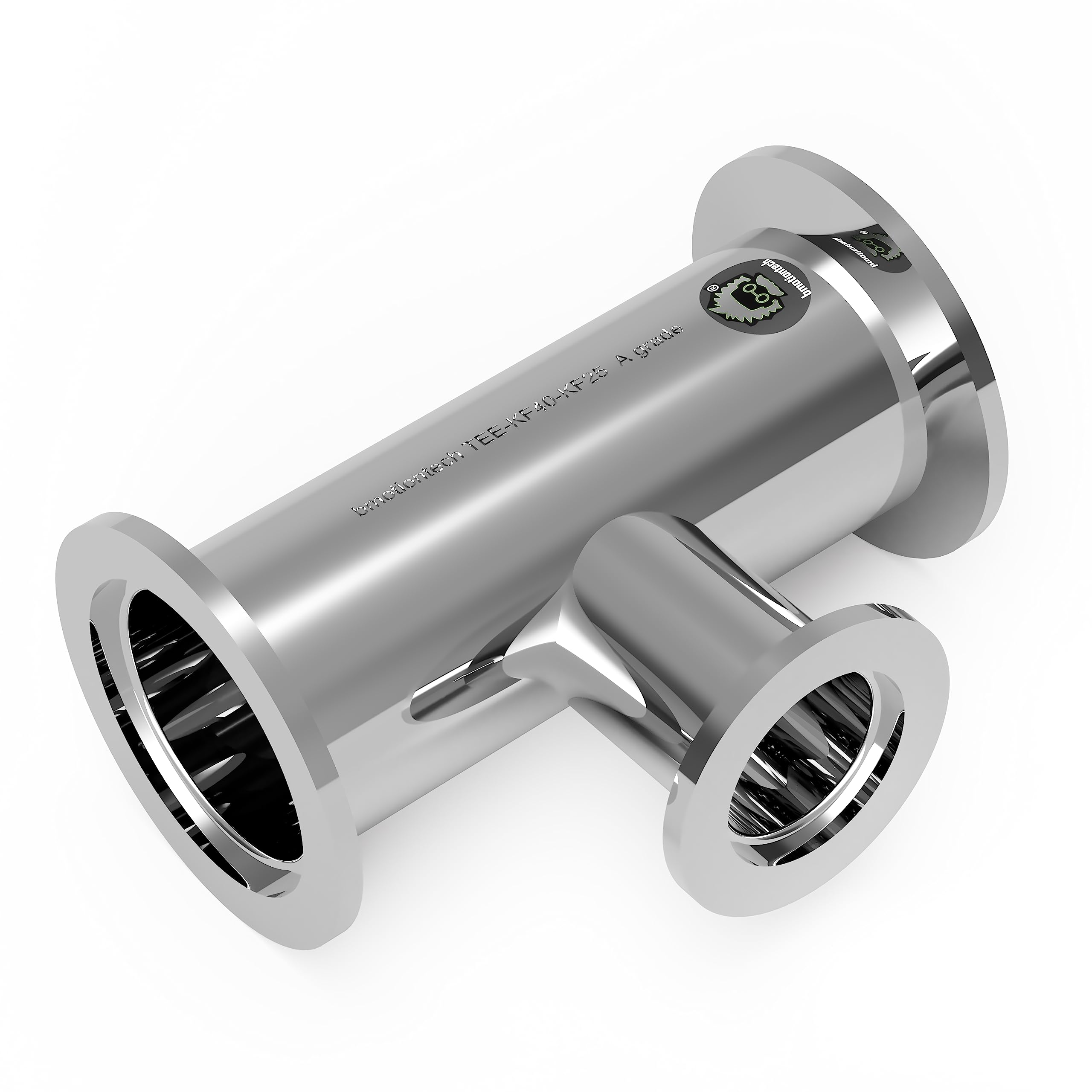 bmotiontech Superior Grade - Unequal TEE with KF40 flange and middle port KF25 flange