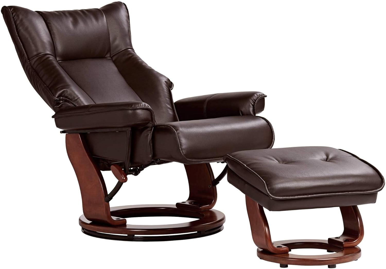 Benchmaster Morgan recliner chair in a reclined position