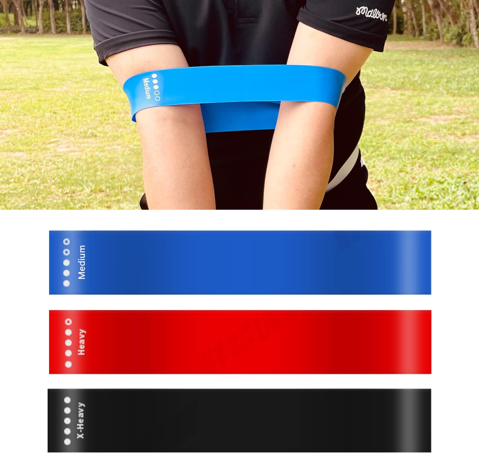 Golf Swing Training Aid Straps,Swing Correcting Arm Band,Motion Correction Aids Set,Set of L+XL+XXL,Golf Accessories for Man and Women