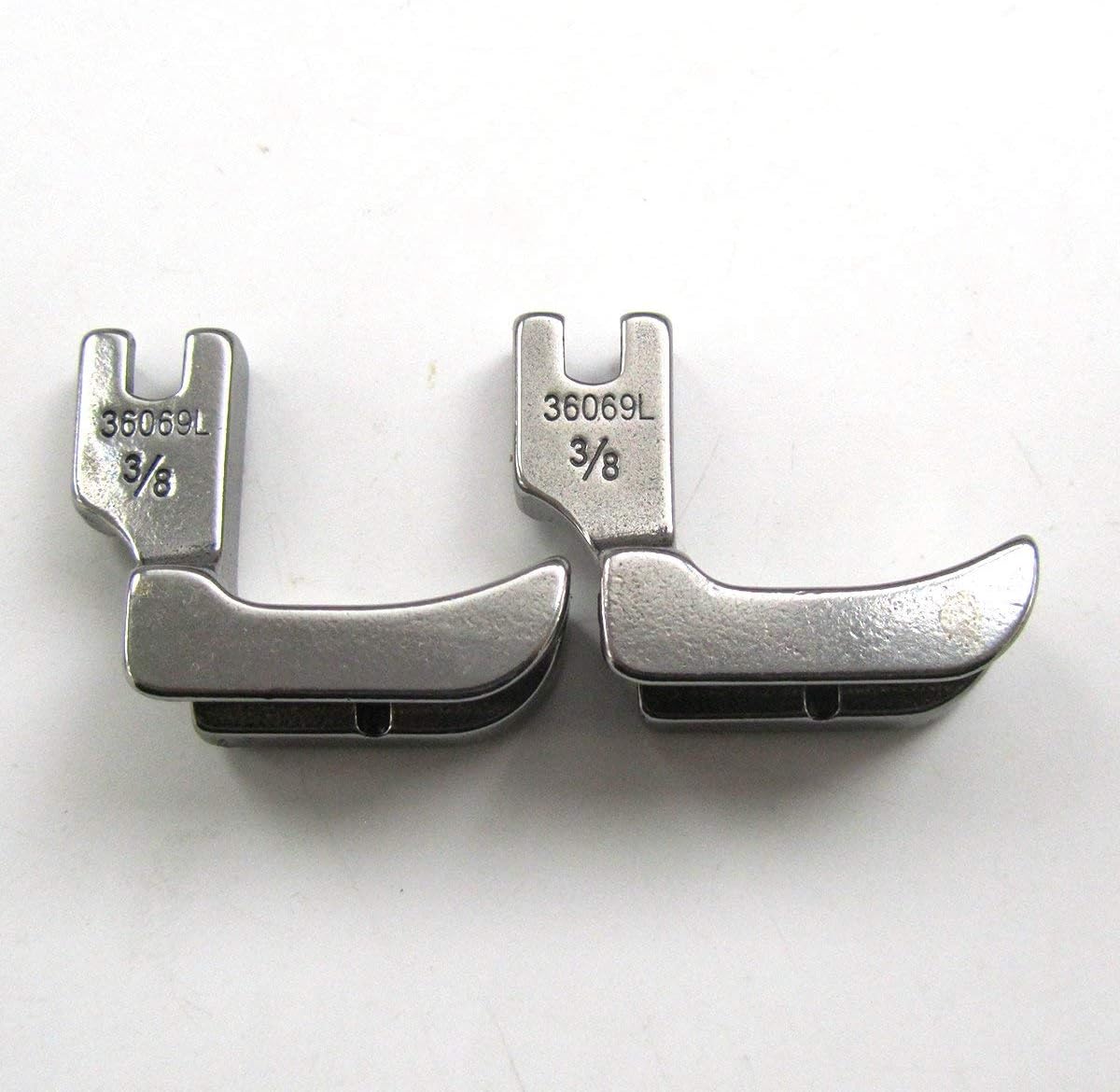 Generic KUNPENG - Left Piping Presser Foot #P69L fit for Brother JUKI CONSEW Singer Single Needle (2PCS) (1/8)