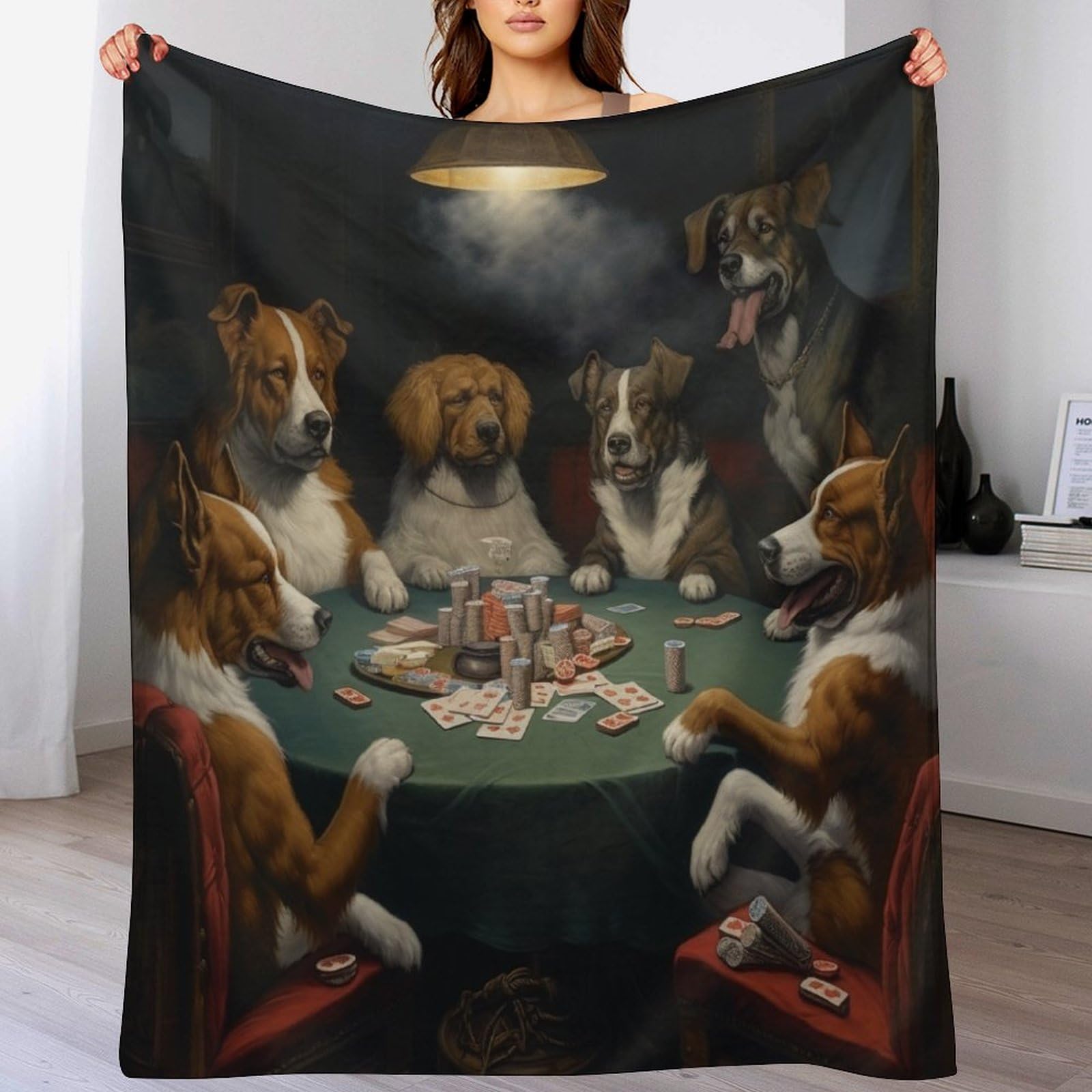 Couverture polaire pour chien chaude et facile à laver